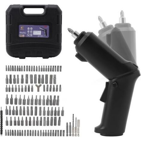 Visseuse Sans Fil 3.5Nm, Visseuse Devisseuse Sans Fil 1800mAh 3.6V avec 108 Accessoires, Lampe LED, Câble de Chargement USB (1/5)