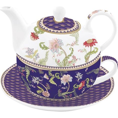 Coffret Théière égoïste Magie D'orient Théière Individuelle En Porcelaine, Design Oriental - Easy Life (1/3)