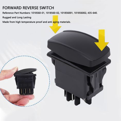 Interruptor basculante de avance/retroceso 101856001 para Club Car DS Precedent 48V Golf Eléctrico 1996 y posteriores (1/5)
