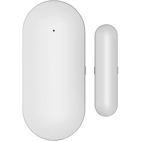 1 - Détecteur Radio - Capteur Ouverture Porte Fenêtre - Alarme Électromagnétique Faible Consommation - Compatible Panneau HXA006 HXA007 - Blanc - 5x2x1cm