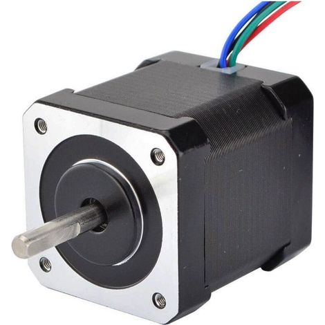Nema 17 2A 59Ncm (80oz) bipolarer Schrittmotor, 48 mm Gehäuse, 4-adrig mit 1 m Kabel und Stecker, kompatibel mit 3D-/CNC-Druckern (1/5)