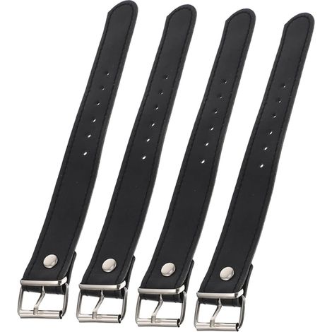 2 Paires de Sangles de Panier de Vélo Accessoires Vélo en Cuir Réglables et Robustes pour Garçon et Filles pour Cyclisme en Plein Air (1/5)