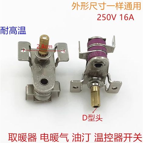 Elektroheizung, Ölradiator, Thermostat, Temperaturregler, Zubehör, Thermostatschalter aus Eisen
