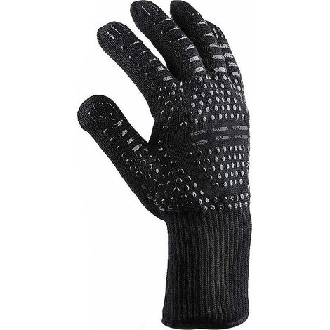 Gants de Barbecue Gants de Four Gants ignifuges résistants à la Chaleur 500°C Résistant à la Chaleur pour la Cuisson Barbecue Cuisson Soudage Soudage (1/5)