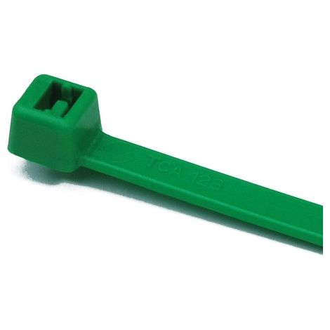 HellermannTyton 111-04801 T50R-PA66-GN Serre-câble 200 mm 4.60 mm vert 100 pc(s) (1/4)