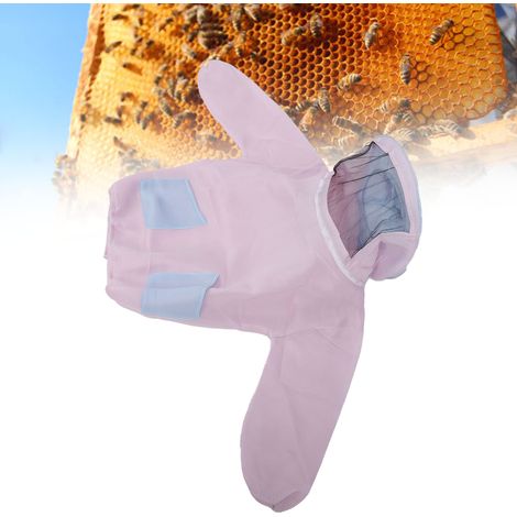 Blusa profesional de apicultura para mujer con velo de malla transpirable y cuello de manga ajustable – Chaqueta de apicultura transpirable hecha de malla de algodón (1/5)