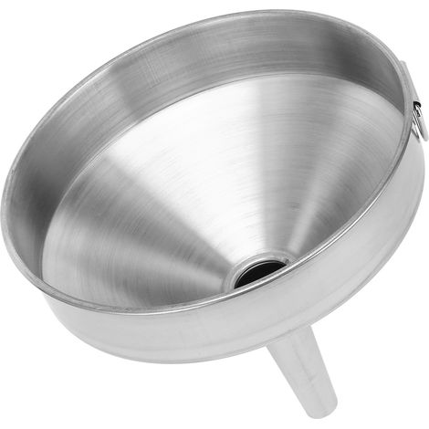 Entonnoir de cuisine épais en acier inoxydable pour le transfert d'ingrédients liquides ou secs, 15 cm (1/5)