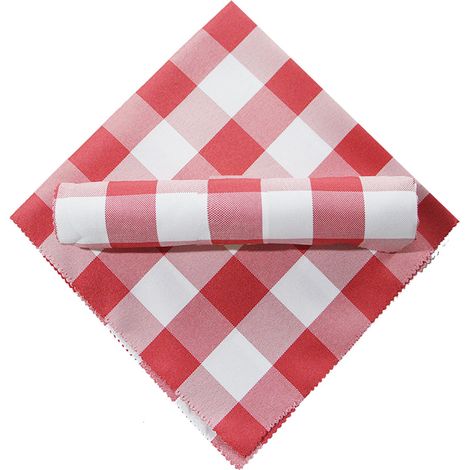 Serviette De Table - Polyester - 48 X 48 Cm - Pour Usage Maison Et Restaurant - Lot De 12 (1/5)