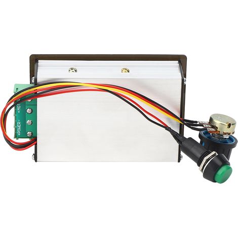 Régulateur de vitesse pour moteur CC 30 A, 6 V, 12 V, 24 V, 48 V, avec affichage numérique et interrupteur (1/5)