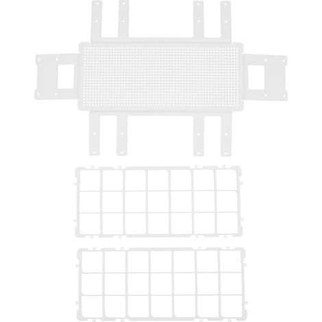 Porte-tubes en plastique 30mmx21 trous démontable support de prélèvement pour laboratoire (1/5)