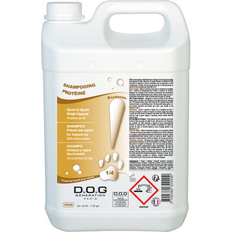 Shampoing Protéiné Dog Generation : 5 litres