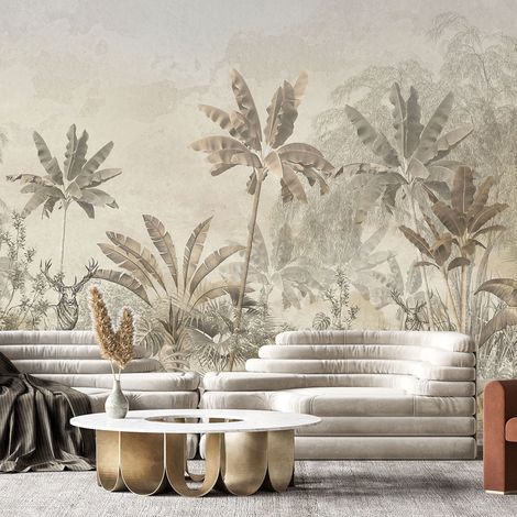 Papier peint panoramique - Forêt tropicale - 130 cm x 65 cm (1/4)