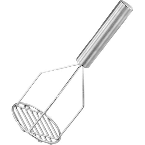 Presse-Purée Manuel en Acier Inoxydable, Outil de Cuisine Durable et Polyvalent pour Préparer des Purées de Pommes de Terre Onctueuses (1/4)