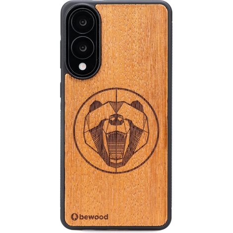 Custodia in legno Bewood per Samsung Galaxy S25 Edge MERBAU BEAR (1/5)