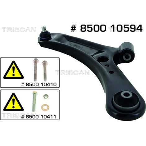 Bras de liaison, suspension de roue Triscan 8500 10594 FIAT 45202-54L00 71742732
