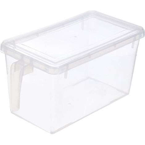 Boîte de rangement pour réfrigérateur – Boîte transparente avec couvercle, empilable, boîte de conservation pour fruits, boîte de rangement alimentaire en plastique