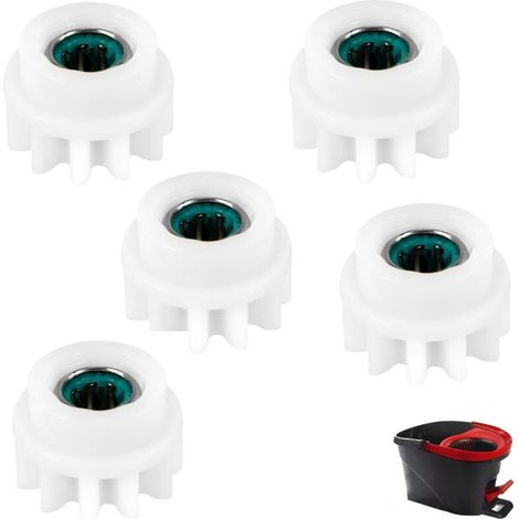 Kit di ricambi da 5 pezzi per mocio rotante, compatibile con moci rotanti – Montaggio semplice (1/4)