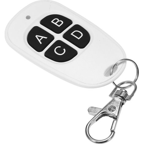 Mando a distancia universal inalámbrico de 315 MHz, copia de llave para puerta de garaje (4 botones), color blanco. (1/5)