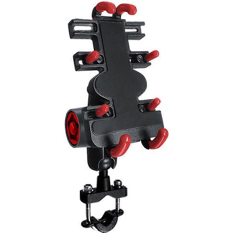 Support téléphone universel pour guidon de vélo et moto, fixation antivol et anti-chocs (1/4)