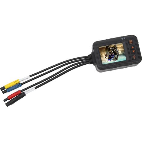 Caméra embarquée étanche pour moto, enregistrement vidéo clair, écran de stationnement 2 pouces, enregistreur de conduite pour UTV, VTT et voiturettes de golf (1/5)