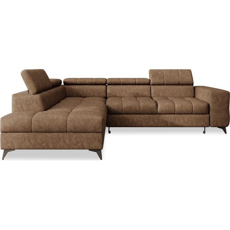 Canapé d'angle gauche convertible Gaspard Vintage (1/5)