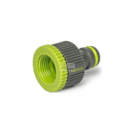 Connettore per rubinetto 3/4" - 1/2" 2 in 1 linea lime LE-2198 bradas 5169 (1/2)