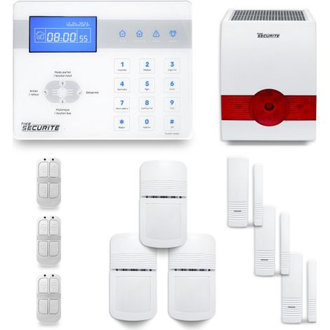 Alarme maison sans fil ICE-Bi17 Compatible Box internet et GSM (1/4)