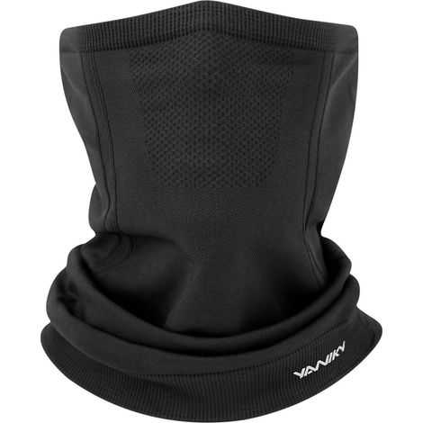 Schlauchschal Herren Damen Schwarz Atmungsaktiv Winddicht Multifunktionstuch für Sport (1/5)