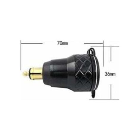 NALOOKAMIC  Chargeur de téléphone portable usb pour moto, prise européenne pour BMW Ducati, affichage de tension en métal, chargeur de voiture，vert (1/3)