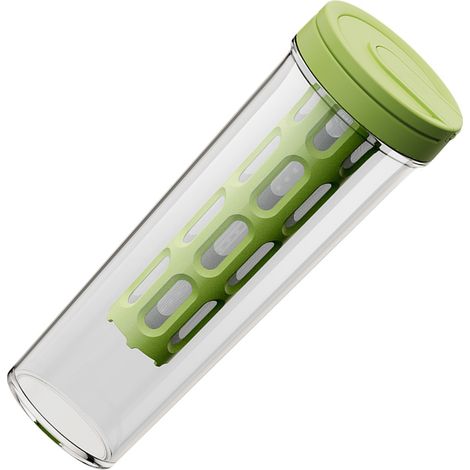 Cafetière à infusion à froid, bouteille d'eau d'un litre avec infuseur, tasse à thé aux fruits portable pour la maison, les voyages et le bureau. (1/5)