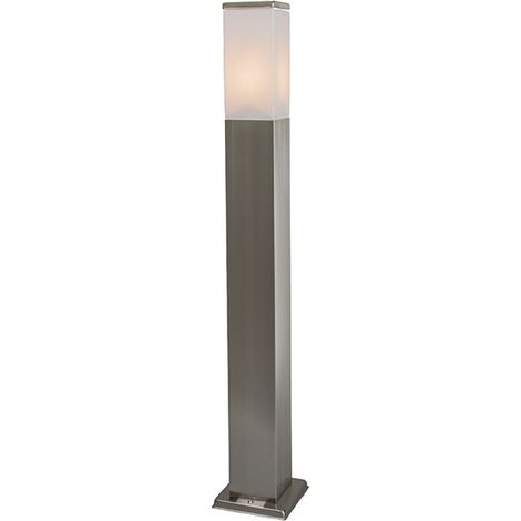 Smart-Außenleuchte 80 cm Stahl inkl. Wifi P45 - Malios