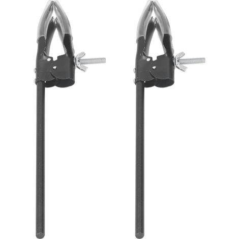 Pince De Laboratoire 2 Pièces, Pince De Cornue De Laboratoire, Support De Flacon De Bécher De Support Stable Antidérapant à 4 Broches pour Les Tests Chimiques (1/5)