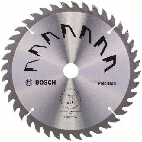 Bosch Präzisionstrennscheibe 184 x 20 mm, 40 Zähne