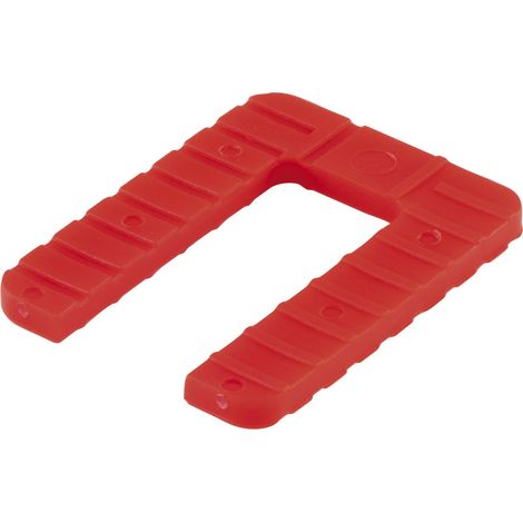 GLUSKE Euroklick Distanzplatte 40 x 30 x 3 mm, rot, 1000 Stück  Unterlegkeile - Distanzplättchen