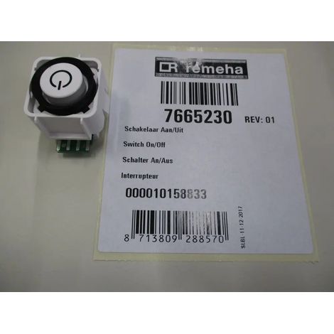Remeha Interruptor de red Encendido/Apagado, 7665230
