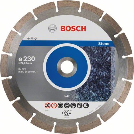 Bosch - Diamanttrennscheiben-Set für Stein 230x22,23 mm, 10-tlg. 2608603238 (1/5)