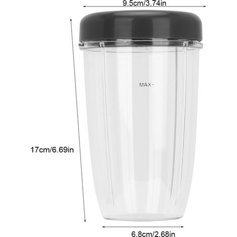 Set de couvercle et pièces de mixeur pour NutriBullet 900W, accessoire de rechange (24OZ) (1/5)