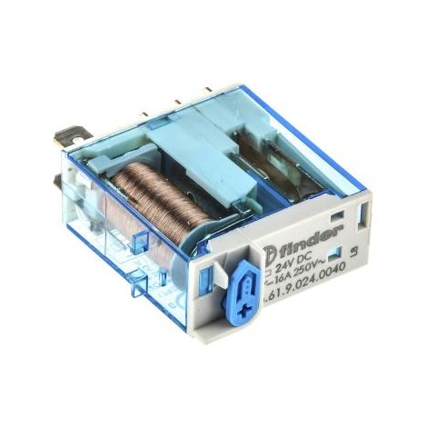 Finder 46 Series Relais de puissance 1 RT, bobine 24V c.c. Enfichable 500mW ( Prix pour 1 ) (1/5)