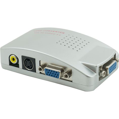 Convertitore da VGA Video PC Computer Notebook TV VGA Out VGA In