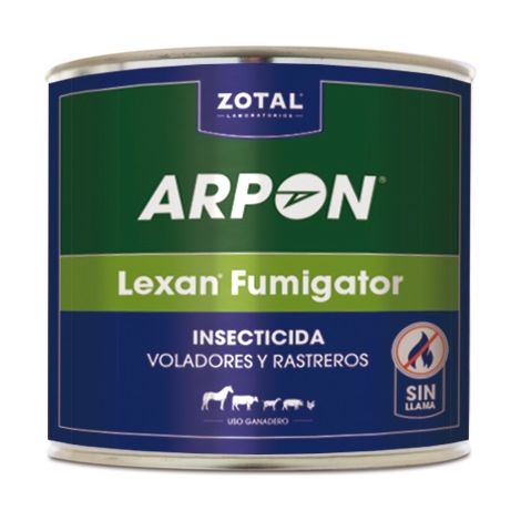 Insetticida fumigator zotal arpon lexan per strutture per il bestiame, 335 gr