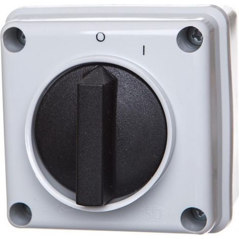 Interruttore a camme 0-1 1P 12A in custodia Arc E12-53 IP-65 921253