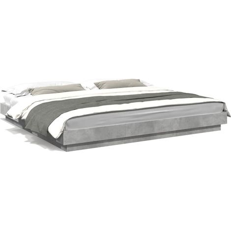 Maison Exclusive - Giroletto Grigio Cemento 180x200 cm in Legno Multistrato