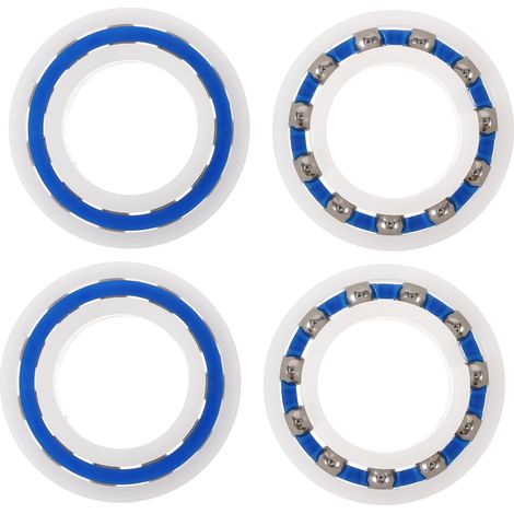 Ensemble de 4 roulements en acier inoxydable, adapté aux nettoyeurs de piscine, la pièce de rechange idéale pour remplacer les roulements extérieurs (1/5)