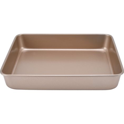 Plaque de Cuisson Antiadhésive en Acier Carbone 0.8mm, Plateau Profond 28cm pour Four, Moule à Pâtisserie Professionnel