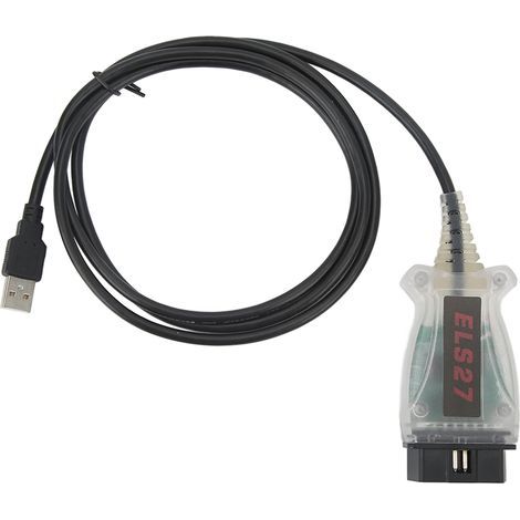 Câble Diagnostic OBD2 ELM327 USB-CAN V2.3.7 Interface Ford Mazda Lincoln FT232RL pour Réinitialisation Modules et Lecture Codes Défauts (1/4)