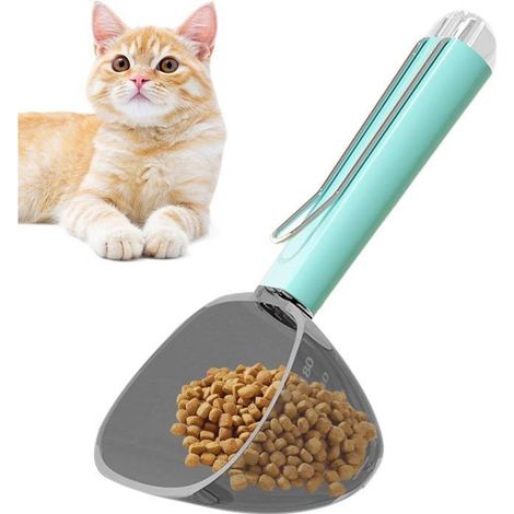 Cuillère doseuse, doseur multifonctionnel pour croquettes et autres aliments pour chiens, pince à nourrir (1/5)