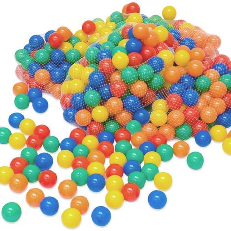 200 Balles Piscine Bébé 6cm Balles Plastique Colorées pour Enfant Jeu Intérieur (1/5)