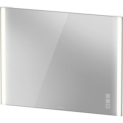 Miroir Xviu 800x1020x40mm noir mat DURAVIT