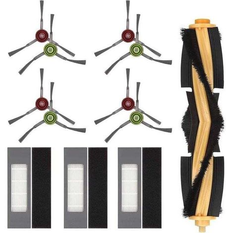 Vtizikl Accessoires pour Ecovacs N8 N8+ N8 Pro T9 T9+ T8 AIVI T8 AIVI+ OZMO 950 920 DX5G-KTA Aspirateur Filtre Kit Pièces Rechange1 Princ