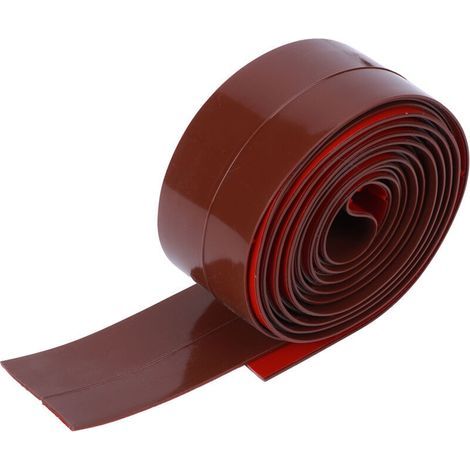 5m fenêtre de porte en verre multifonctionnelle étanche à la poussière autocollant étanche bande autocollante brun foncé pour portes en aluminium en plastique et portes en bois de fenêtre (1/4)